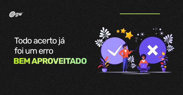 Ilustração mostrando duas pessoas, uma em pé e outra sentada com o notebook no colo